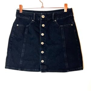 American Eagle Outfitters Hi-Rise A-line Jean Skirt